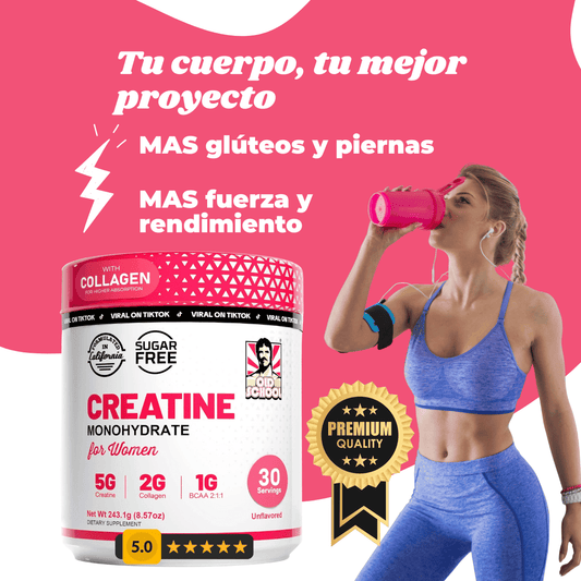 CREATINA MONOHIDRATADA PARA MUJERES