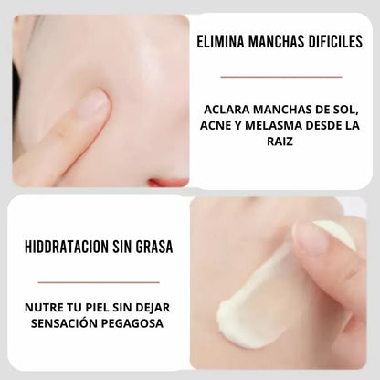 Piel Radiante y Sin Manchas Crema Facial Aclarante
